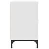 Nightstand Set of 2 White 49 X 36 X 61 Cm Engineered Wood