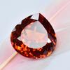 Natural Orange Sapphire Loose Gemstone 21.50 Ct Pear Cut Vintage September Birthday Birthstone