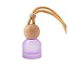 1 Stück Bunte mattierte Glasflasche Behälter 11 ml Leere Auto-Parfümflasche Aromatherapie-Flasche Auto-Anhänger Dekoration