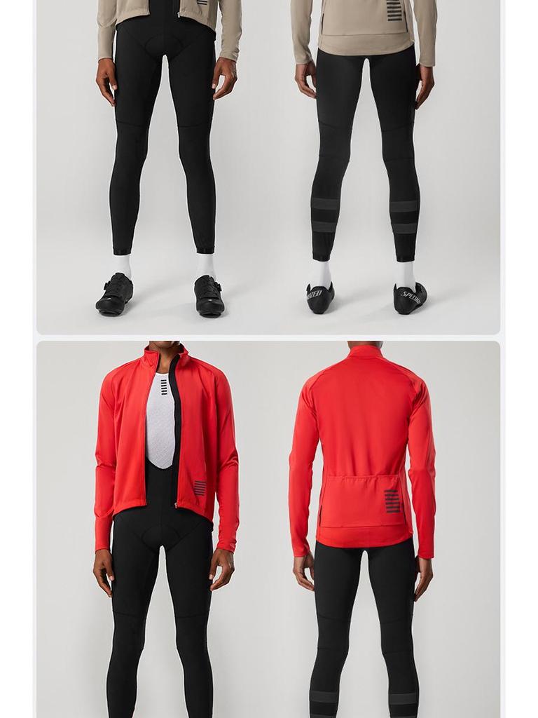 YKYWBIKE Men's Windproof Long Sleeve Mountain Cycling Jersey