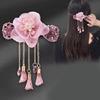 Long Tassels Hairpin Elegant Comfortable Hair Barrette Simple Temperament Hairpin for Special Occasion