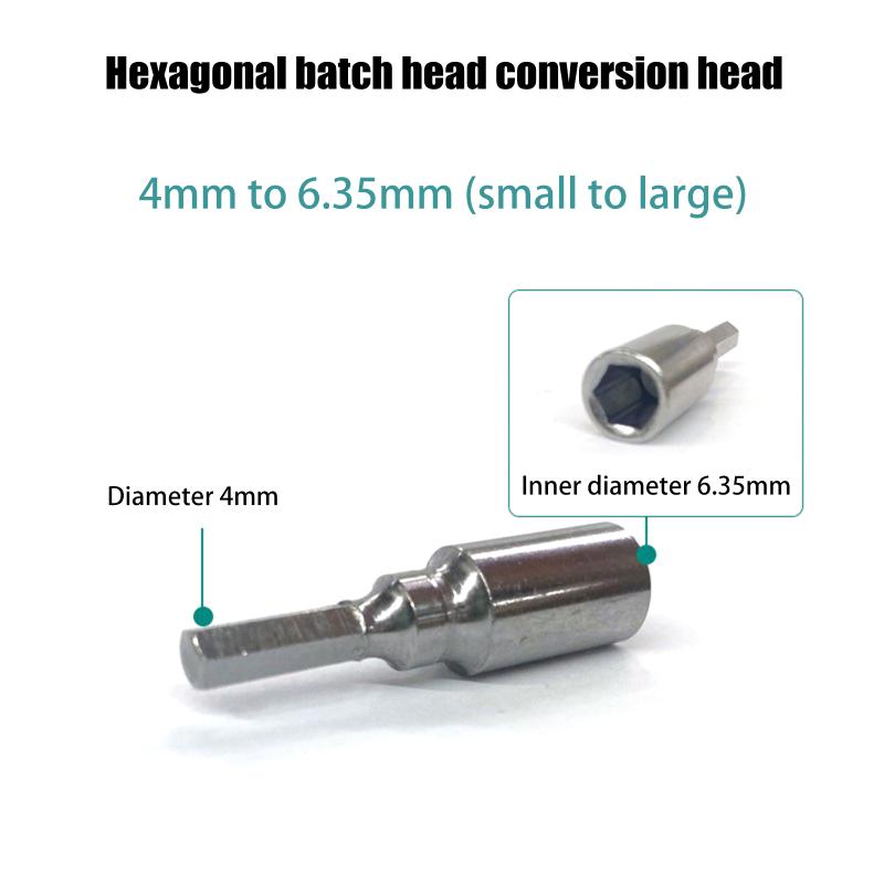 1/2Pcs Hex Shank 6.35Mm To 4Mm Insert Bit Adapter Socket Magnetic Holder Tools For Screwdriver Drill Bits Repair Phone Camera