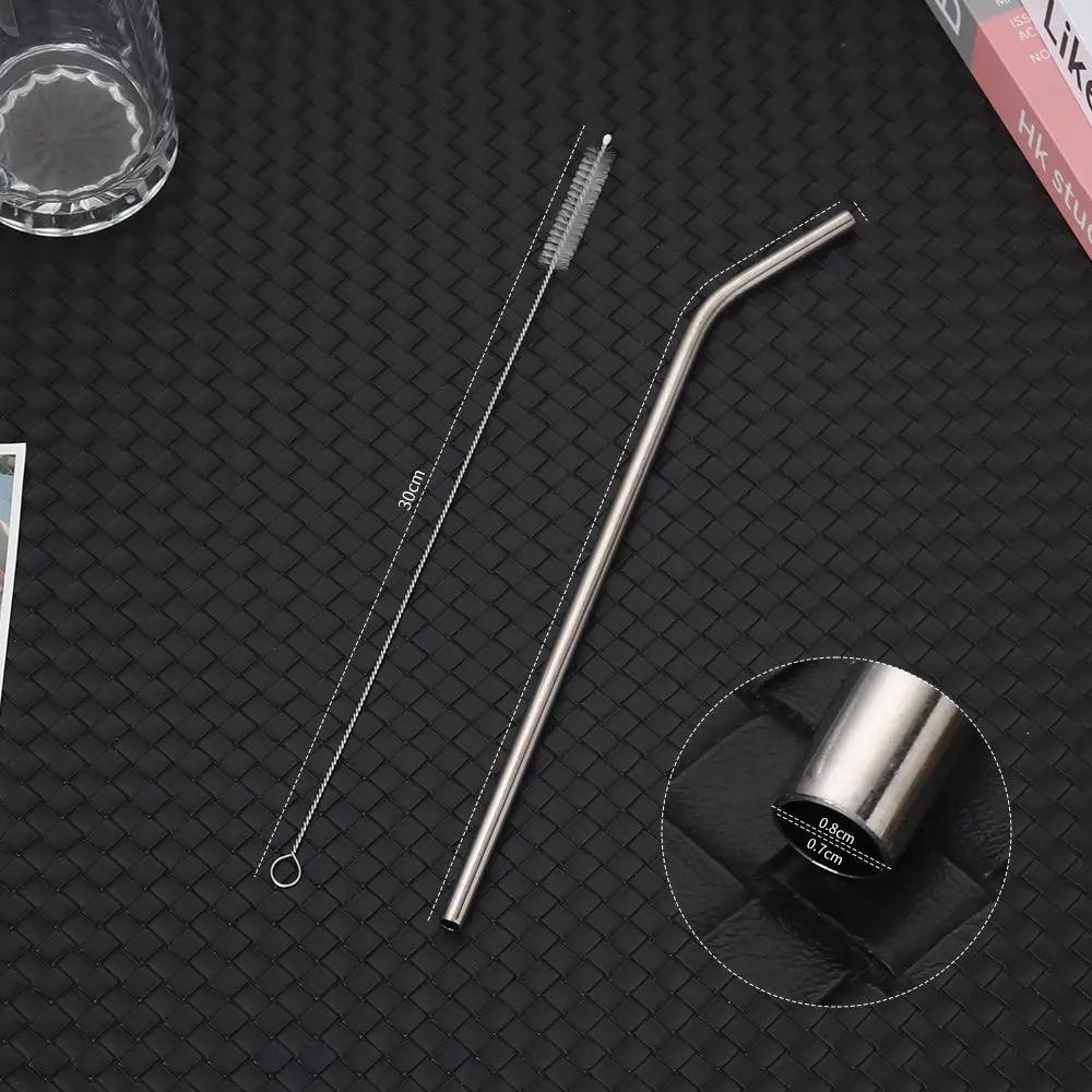 1Pcs Reusable Stainless Steel Straws Straight Bent Straws Vacuum Tumbler Themos Cup Straw for Stanley 30oz 40oz Tyeso Cup
