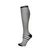 Calze a compressione Pois piccoli Righe Colore caramella Vene varicose Infermiere Sport Corsa Polpaccio Pressione Calze Protezione Piedi Supporto
