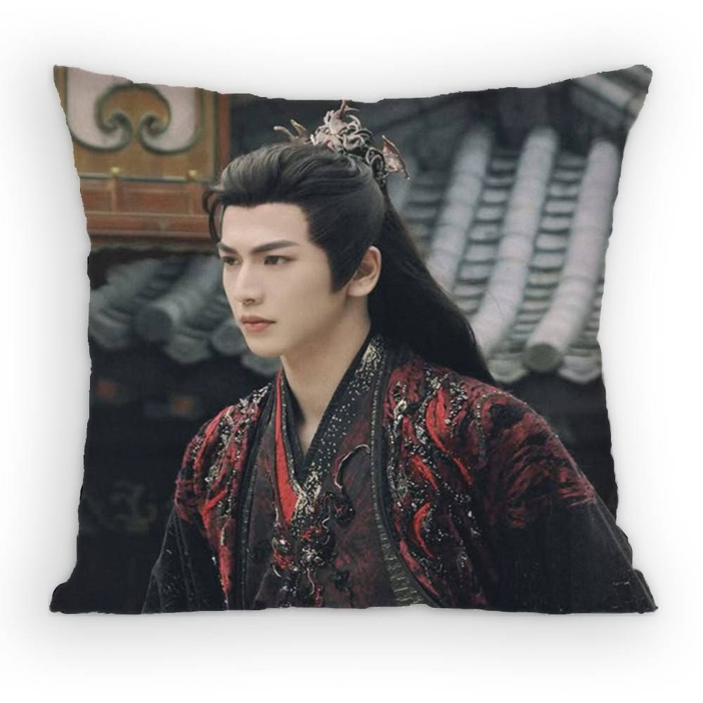 Zhang Linghe Pursuit of Jade Pillow Case Antidustmite Pillowcase Invisible Zipper Silky Sofa Cushion Cover for Bedroom