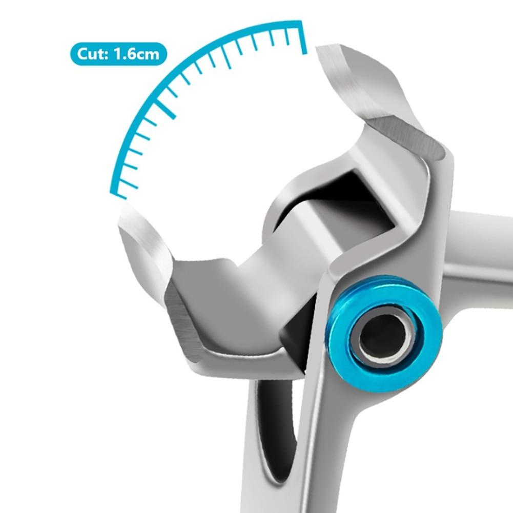 Stainless Steel Nail Clippers 2 Sizes Available Manicure Fingernail Cutter Thick Hard Toenail Scissors Tools