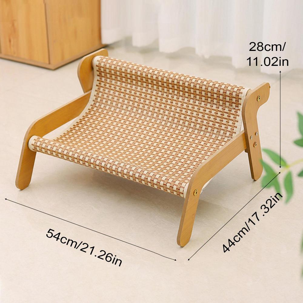 Sisal Scratching Post Wear-resistant Large Cat Cat Sofa Integrated Recliner All Seasons Universal Wooden Pet Hammock Cat Nest