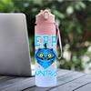 750 ml Wasserflasche Anime Cartoon K-Pop Dämonenjäger Aufdruck Große Kapazität Trinkbecher Tragbar Outdoor Sport Wasserbecher Kinder Kinder Geschenk