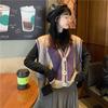 Korean Style Loose Women's Knitted Vest Outerwear Literary Vintage V Neck Sleeveless Sweater Gilet Coat