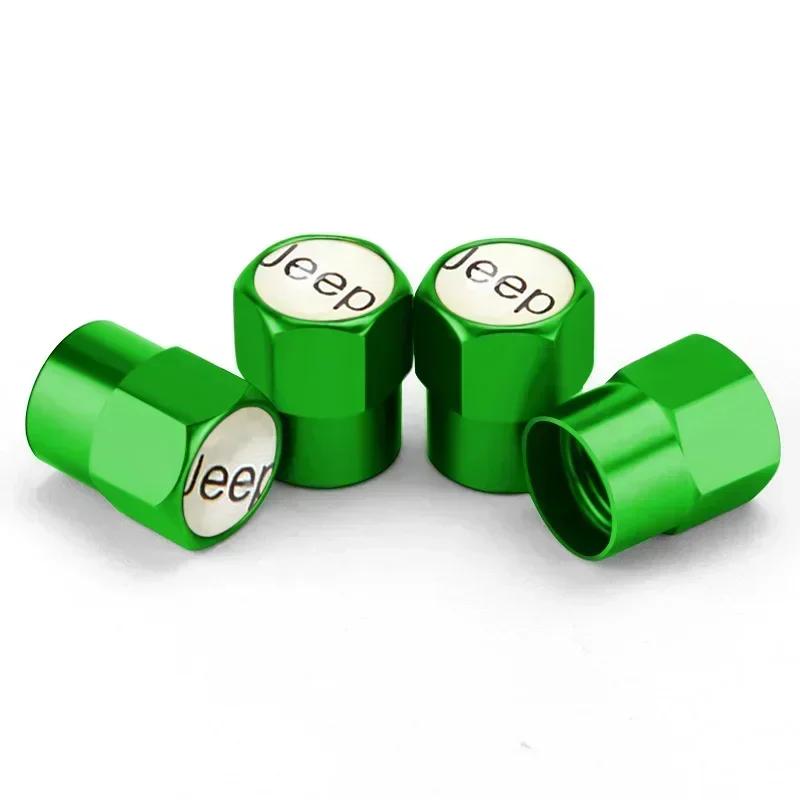 Nakrętki na wentyle kół samochodowych pyłoszczelne ze stopu do Jeepa Grand Cherokee Commander Wrangler Jk TJ JL Liberty Patriot Compa