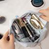 Large Capacity Makeup Storage Bag Portable Nylon Lipstick Bag Multiple Partitioned Macaron Color Toiletry Cosmetic Bags