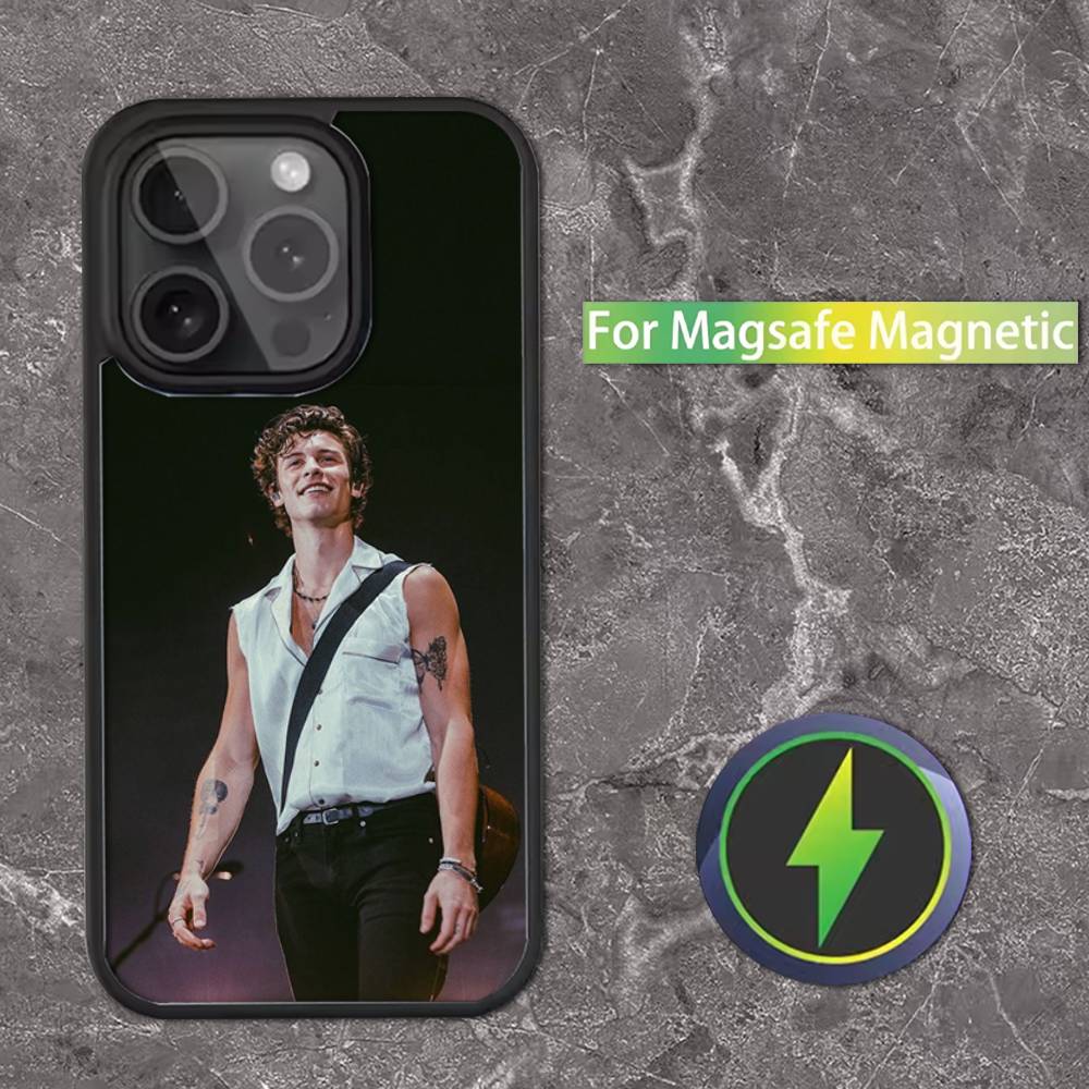 Singer Shawn Mendes Phone Case For iPhone 17,16,15,14,13,12,11,Pro,Max,Plus,Mini,SE Magsafe Magnetic Wireless Charging