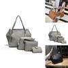 Stylish 4pcs Fashion Women Leather Shoulder Bags Messenger Satchel Tote Handbag Purse With Premium Quality Craftsmanship