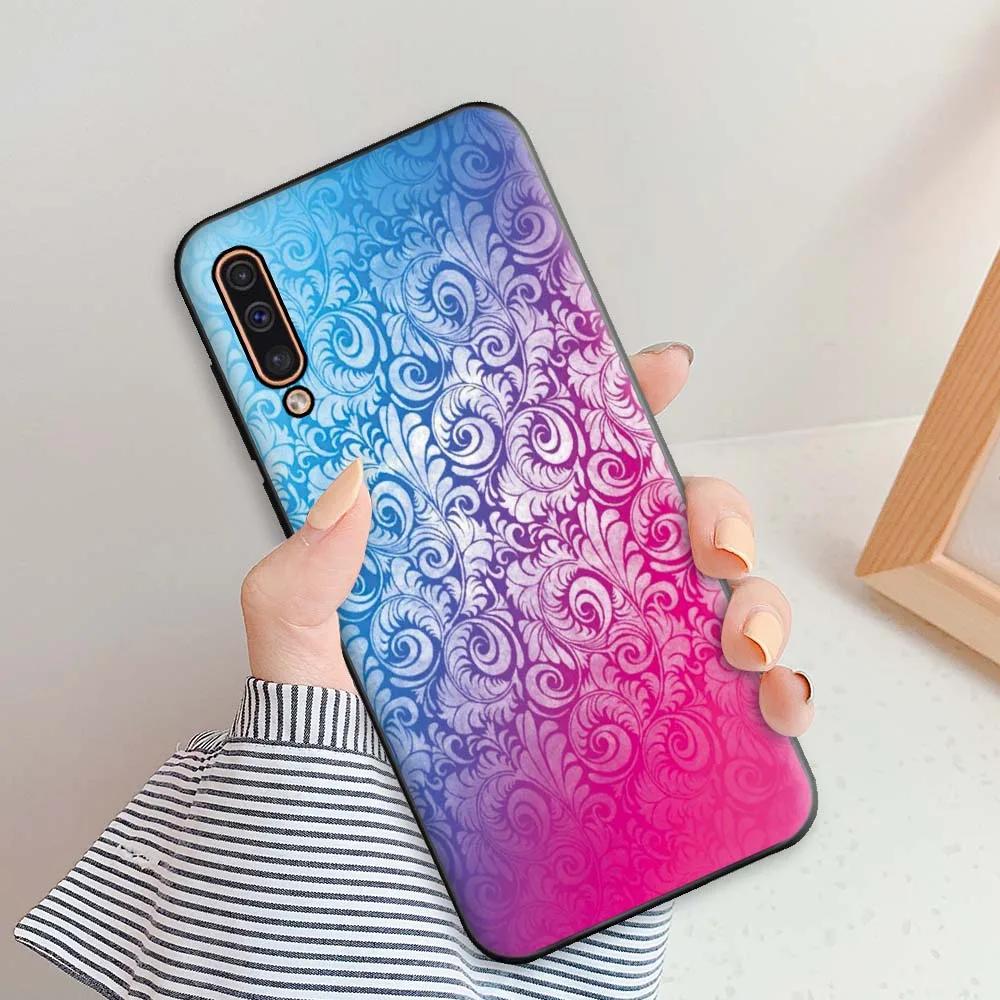 Für Samsung Galaxy A50 Hülle Für Samsung A50s A30s Handyhüllen Für Samsung A50 Blumen Silikon Weiches TPU Fundas A 50 A30 S Bumper