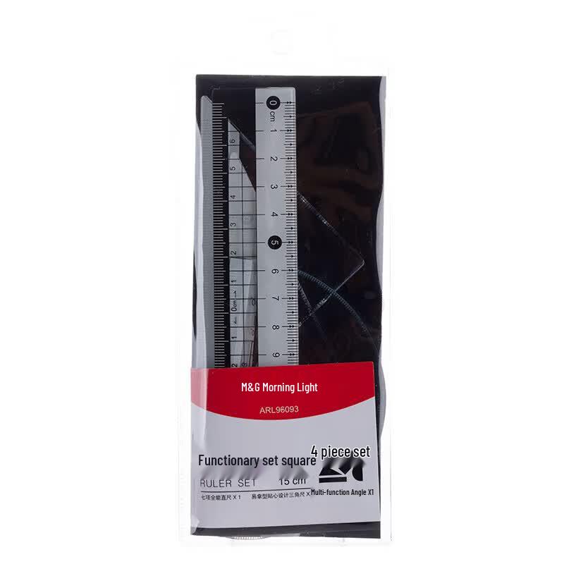 Chenguang 4-Piece Exam Ruler Set