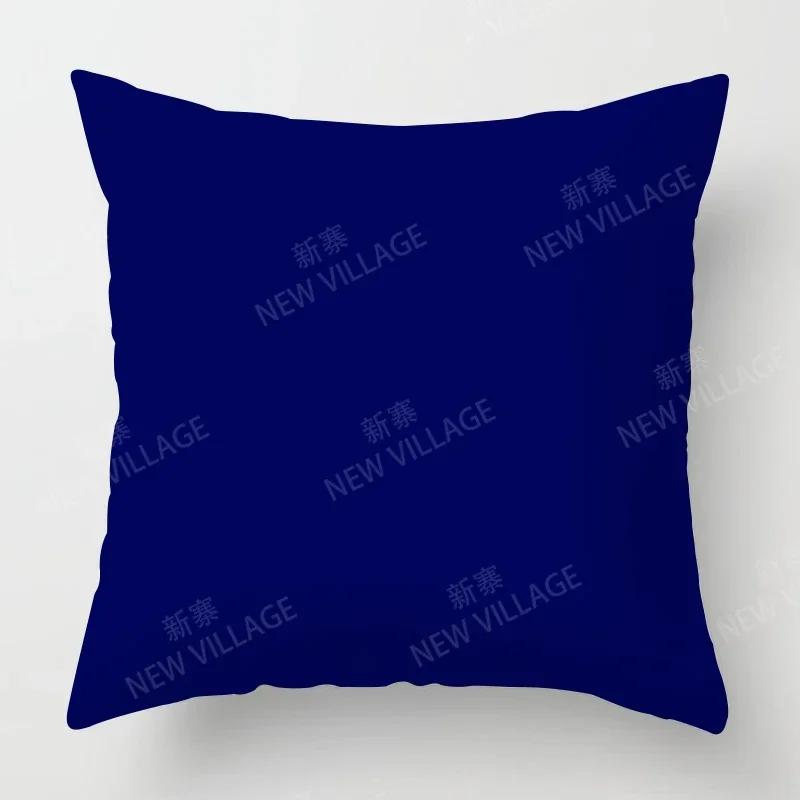 

Upgrade your living room decor with a stylish geometric cushion cover in blue and white floral pattern Home Decor 45x45 40x40 12x12Inch