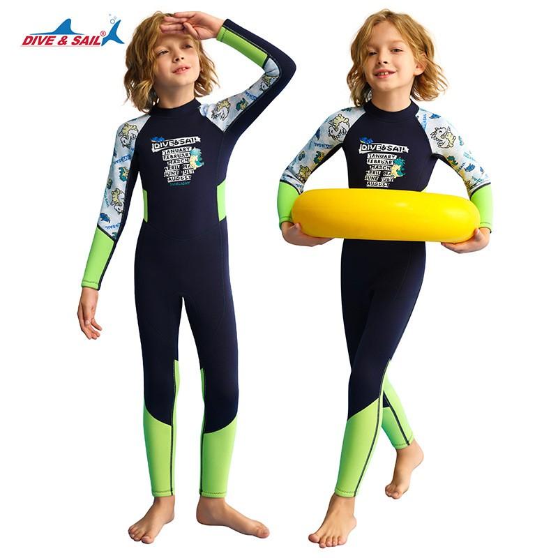 1.5MM Children's Diving Suit Middle Swimming Surfing Cold Warm Snorkeling Swimsuit