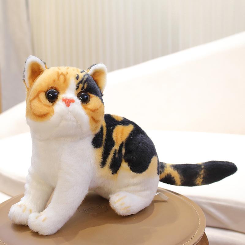 Siamese Cat Plush Toy: Early Education Comfort Gift for Children, Home Decor Ornament