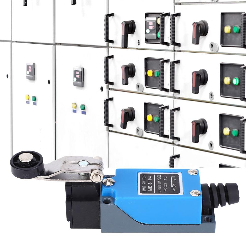 ME-8104 Endschalter 115VDC 250VAC 50~60Hz Mikroschalter Verstellbarer Hebelarm Momentary Kapselbarer Betätiger Laser