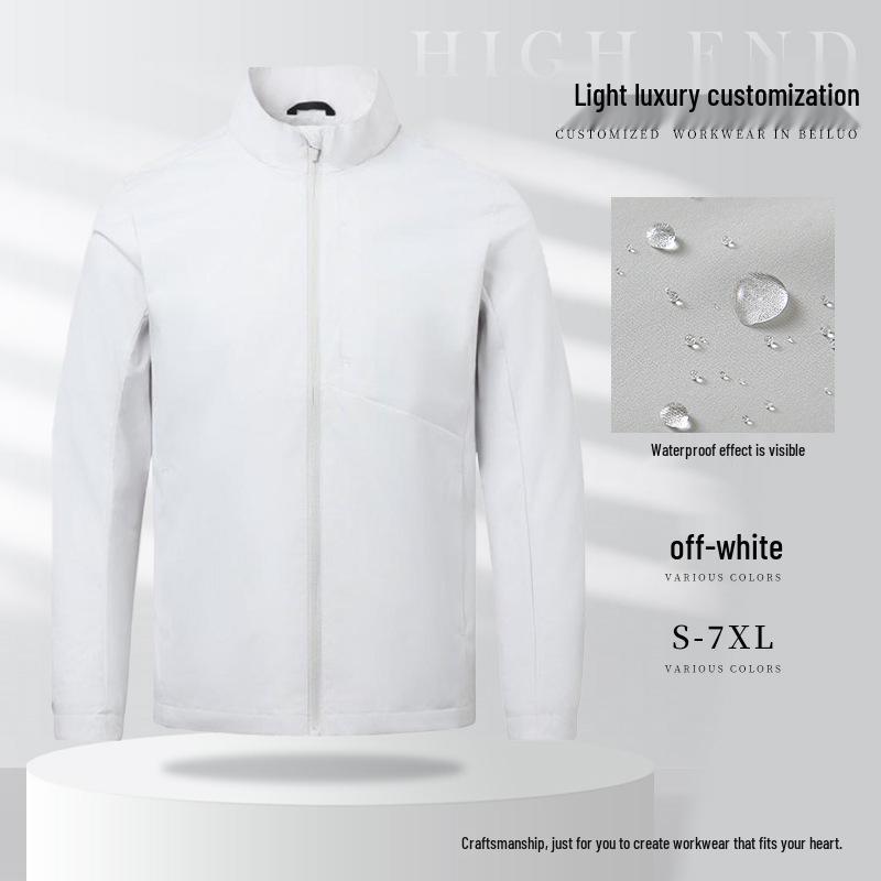 Tesla Stand-Up Collar Windbreaker Jacket - Custom Logo Workwear for Autumn/Winter 4S Store Sales Small
