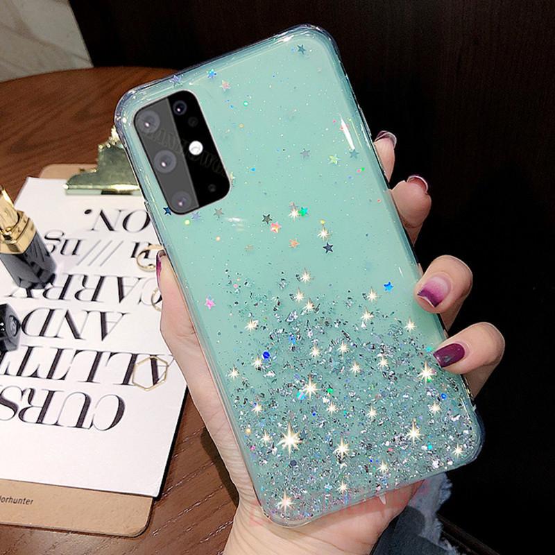 

Мягкий блестящий чехол с кристаллами для OPPO A5 A9 2020 A5S A3S A9S A1K Realme C3 C2 3 5 6 Pro XT X2 X Reno 2 Z 2Z 3 4 Pro Ace, силиконовый чехол OPPO Reno Z зелёный