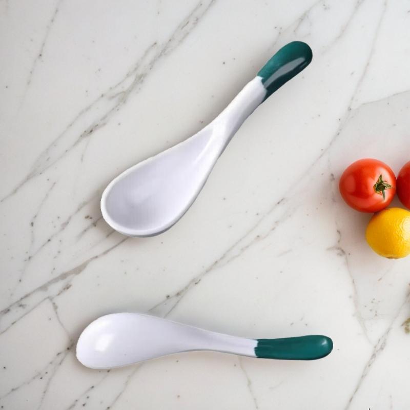 Taishun Melamine Two-Tone Soup Spoon