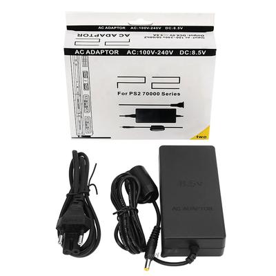 NOVÝ Napájecí zdroj pro PS2 Náhradní AC adaptér Nabíjecí kabel 100‑240V DC 8.5V pro konzoli PS2 Slim 70000 EU zástrčka / US zástrčka
