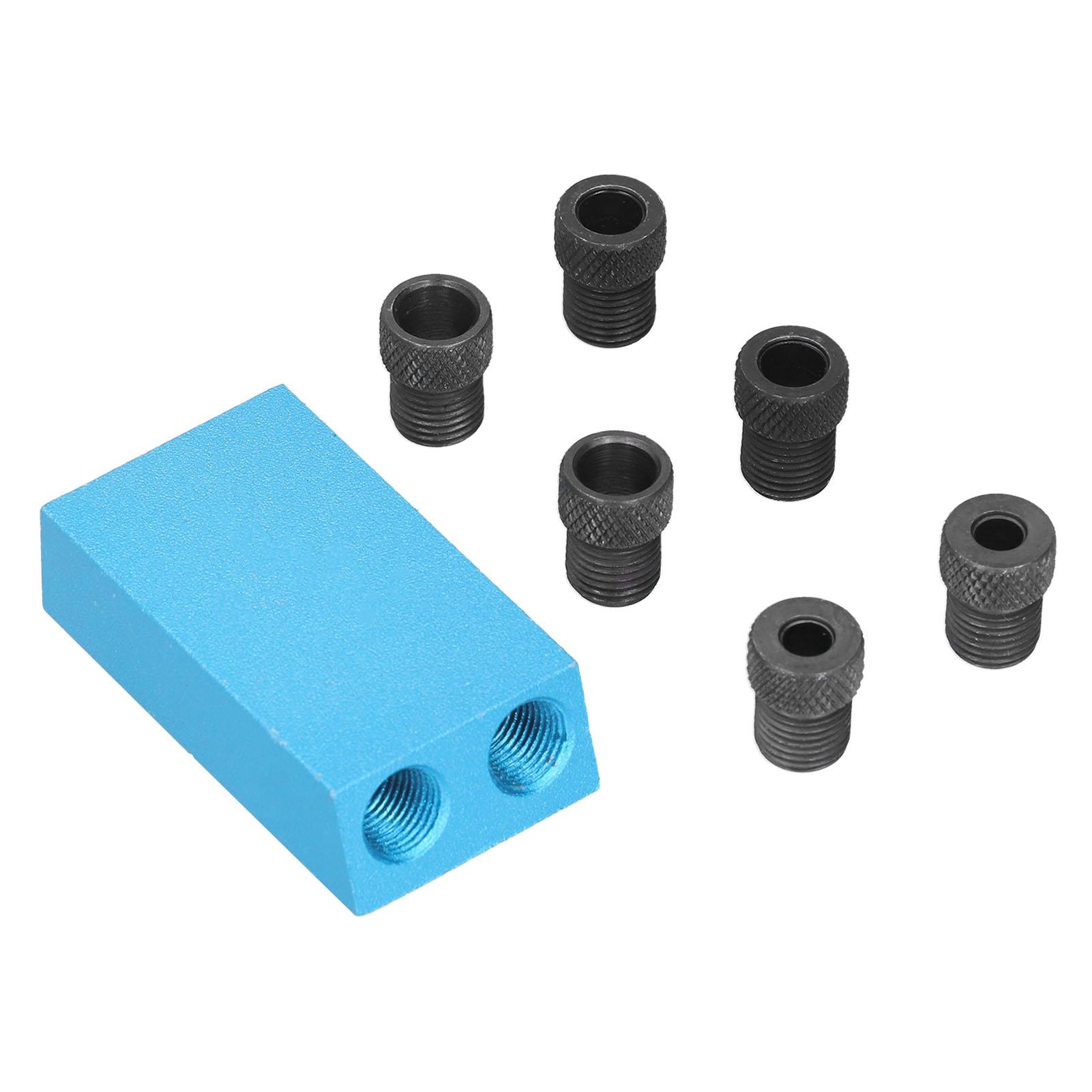 

Деревообработка Карманный кондуктор 15 градусов Сплав алюминия Угловые столярные кондукторы-локаторы для сверления Набор 14 шт.