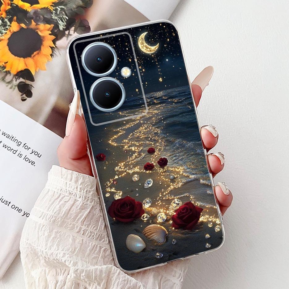 For Vivo Y78 Plus 5G Case V2271A New Luxury Painted Cover Soft Slim Phone Case For Vivo V29 Lite V29LIte V2244 Y78+ Fundas Coque