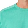 ASICS T Shirts Men's Aurora Green Crew Neck 2041A379-300