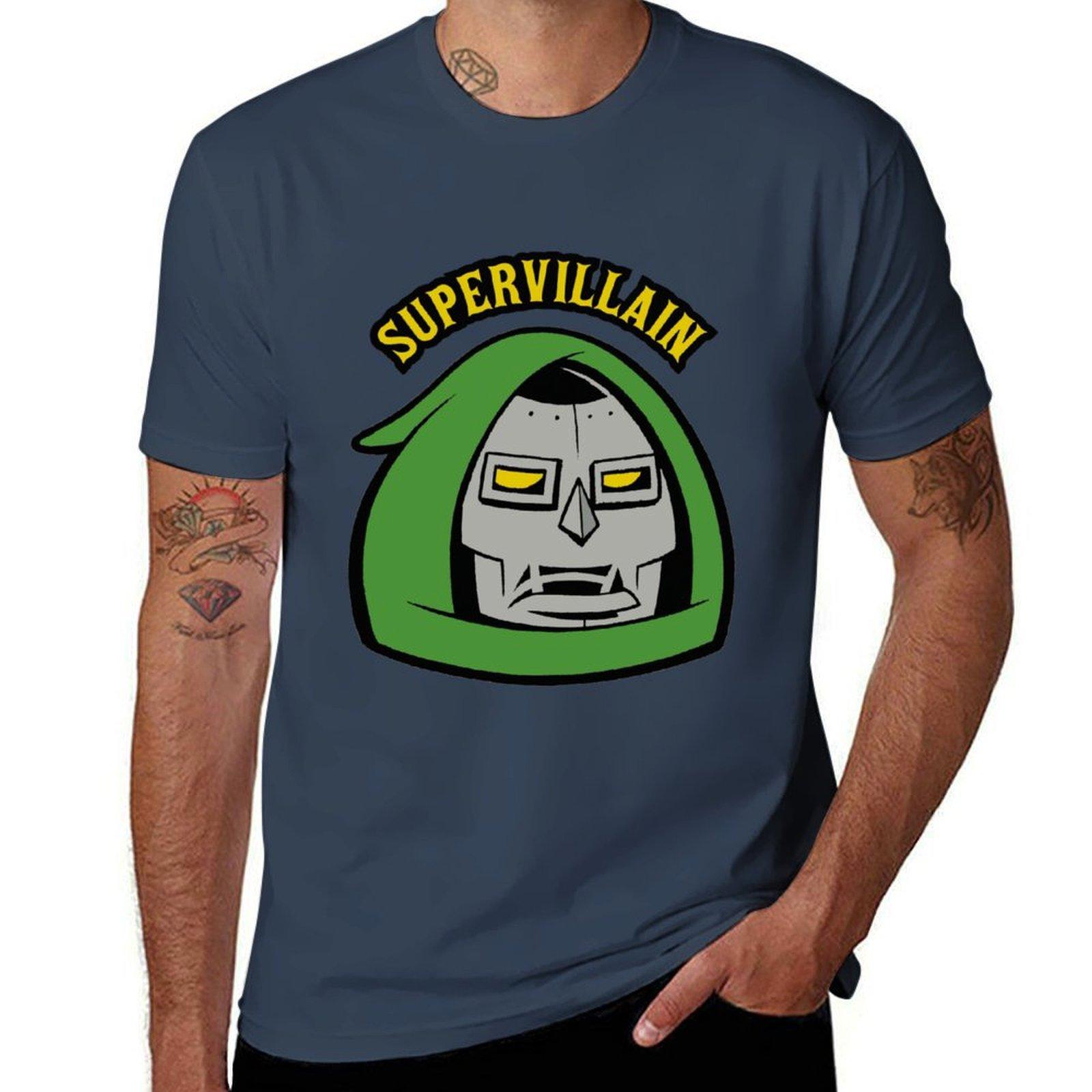 Supervillain Tshirt Casual Trendy Short Sleeve Tshirt S