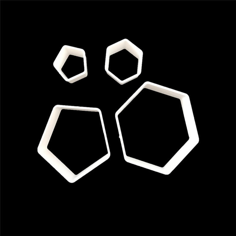 Unique 4 Pcs Sugarcraft Football Fondant Mold Cookie Cutter Cake Decorating Tools Bakeware