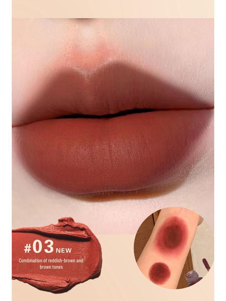 PINKYFOCUS Mist Dusk Matte Velvet Lip Glaze Set - Autumn/Winter Collection
