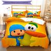 3-teiliges Pocoyo Bettwäsche-Set Bettbezug Verschluss Enthält 1 Bettbezug & 2 Kissenbezüge, Weich und Bequem für Alle Jahreszeiten.