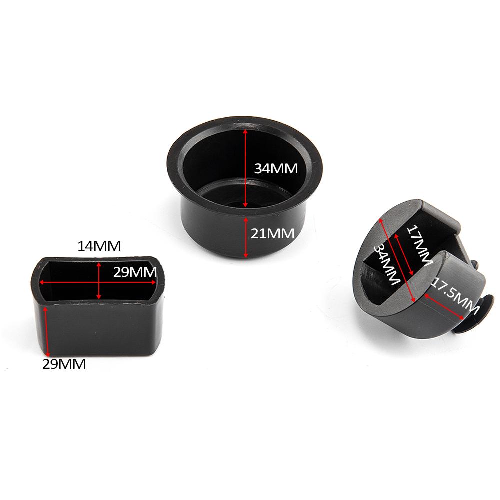 4 buc. Kit de inserții pentru bucșa pivotantă a balamalei hayonului, potrivit pentru camioane Dodge Ram pentru Ford seria F