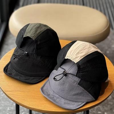 Outdoor Quick-drying Short Brim Baseball Cap Breathable Face Small Hip-hop Cap Sunscreen Hat Men Women