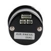 52mm Dual Air Pressure Gauge Suspension for Cars with 1/8NPT  Sensor RED BLUE LED