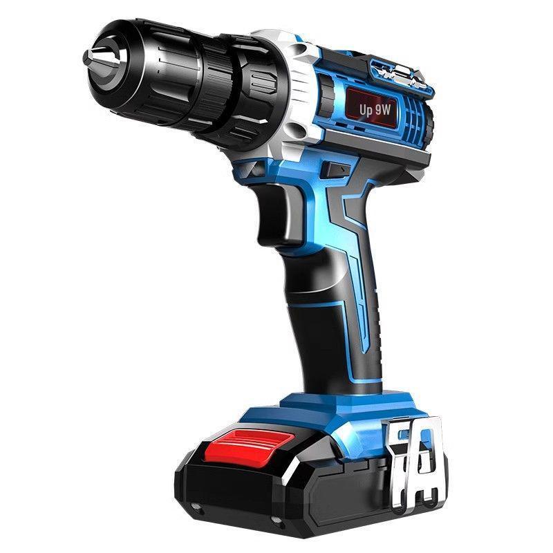 21V Rechargeable Handheld Drill with Lithium Battery and Pistol Grip Screwdriver