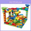 Maze Race Run Ball Track Building Blocks Plastic Funnel Slide Bricks Gift Kids