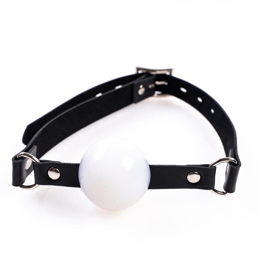 Red Soft Silicone Mouth Gag for Adults