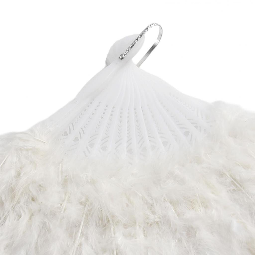 Hand Held Soft Feather Fan Burlesque 20s Flapper Wedding Ladies Fancy Dress