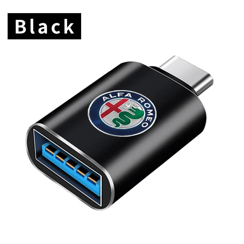 Car Stickers For Alfa Romeo Car Type-C Turn USB3.0 Adapter Auto Converter Interior Parts For Alfa Romeo 159 Giulietta Giulia 147