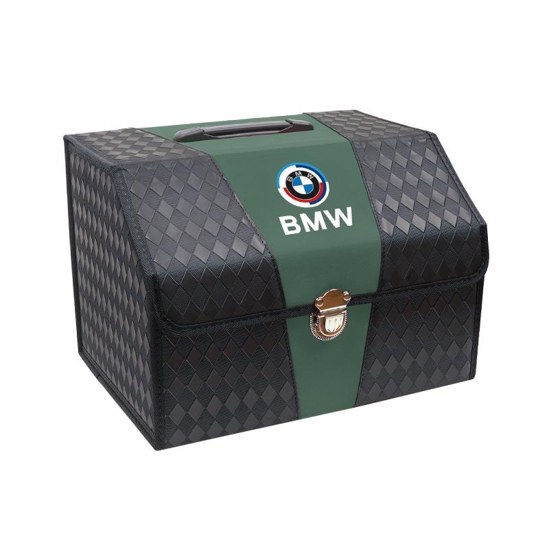 Leather Car Trunk Advanced Double Color Storage Box Valve Cap Accessories For BMW X1 X2 X3 X5 X4 X6 X7 iX3 F20 F10 F07 E70 E4