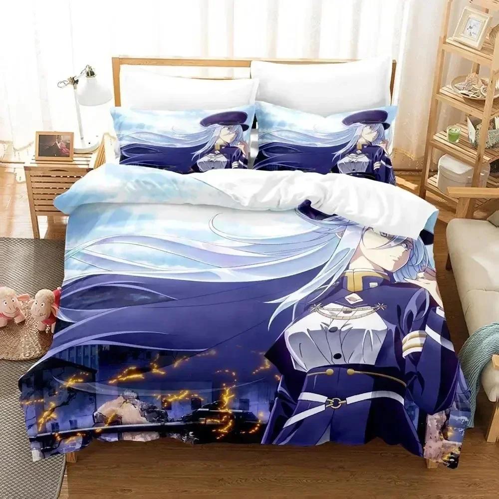 Anime 86 Eighty Six Bedding Set Printed Bed Set With Pillowcase Bed Duvet Cover Soft Queen King Size Bedclothes Home Boys Adult
