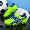 Children's Football Shoes Velcro Spikes Broken Nails Male and Female Students Game Training Non-slip Student Sports Shoes
