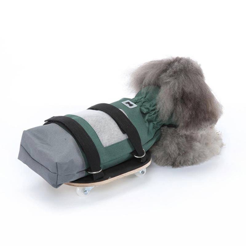 Indoor Dog Wheelchair Alternative for Paralyzed Pet Pet Scooter Wheelchair Dog Drag Bag for Protects Chests and Limbs