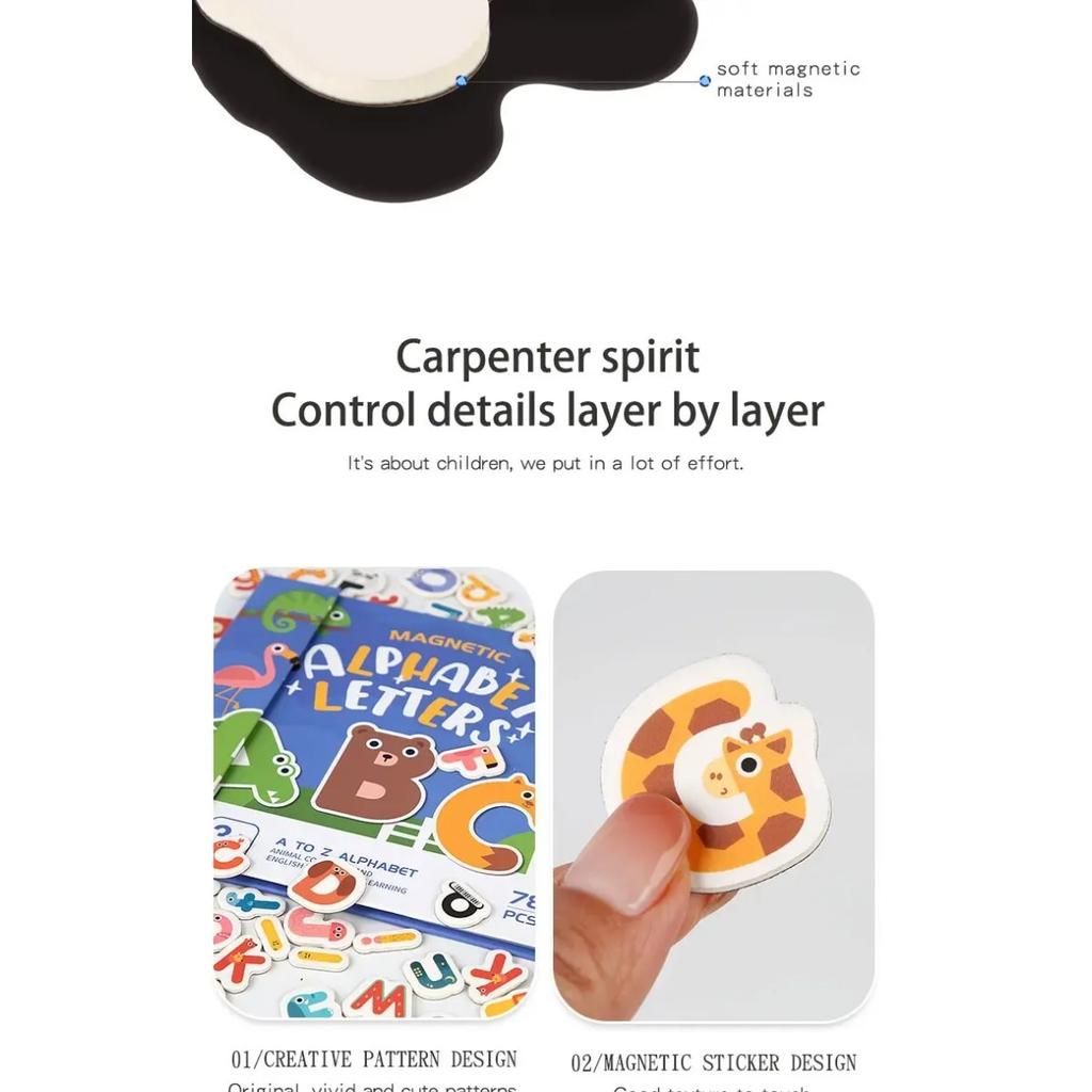 Magnetic Recognition Puzzle Game for Early Childhood Education Picture Recognition Book Kindergarten Teaching Aids Puzzle Toys