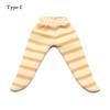 Ob11 Doll Clothes Tight Trousers Fashion Stripe Pantyhose Candy Color Leggings For For 1/12 BJD Doll Stocking Kids Toys