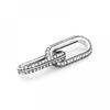 Pandora 799660c02 Pandora Me Styling Pav  Double Link Silver Charm