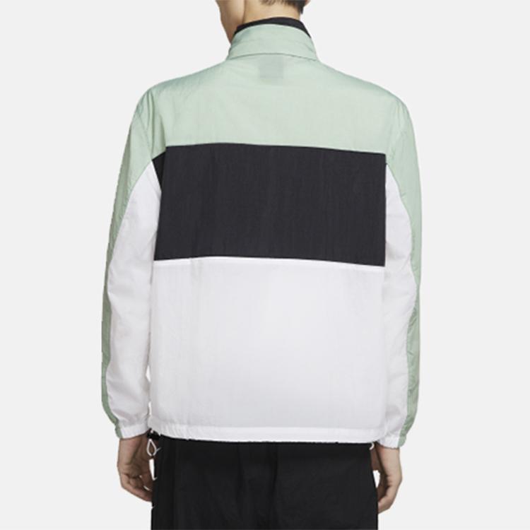 Nike Colorblock Woven Hooded Sports Jacket Men Jackets Mint-Green CJ4857-352